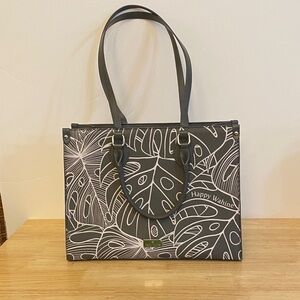 Happy Wahine Monstera Tote Bag